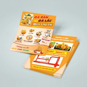 thiết kế tờ rơi quảng cáo đơn giản