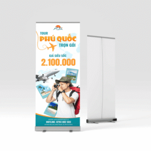 standee chan cuon in nhanh pd 6