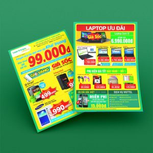 tờ rơi khai trương